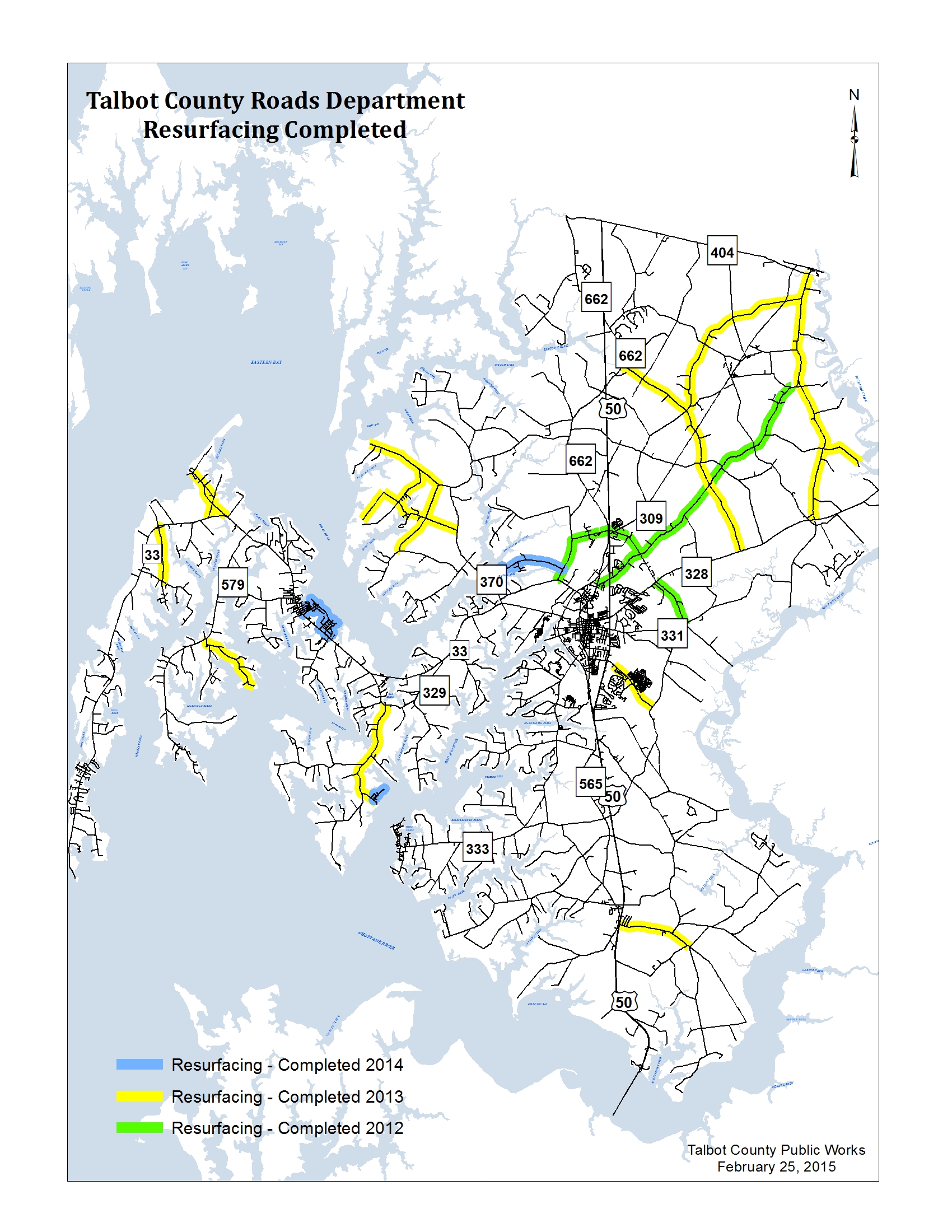 Talbot County Roads Paving Project Talbot County, MD