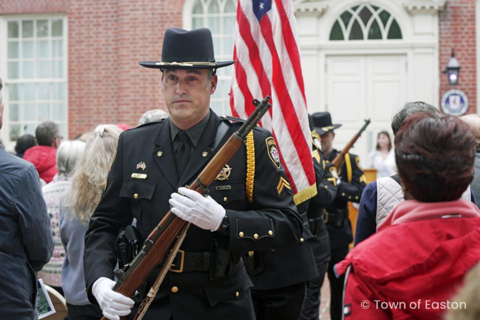 Color Guard, Photo Courtesy of Town of Easton.
