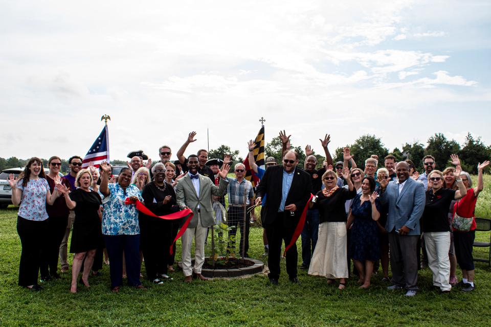 Talbot County celebrated the dedication of Talbot County’s Liberty Tree at Frederick Douglass Park on the Tuckahoe. The Sept. 3 ceremony commemorated the 188th anniversary of Frederick Douglass’ self-liberation from slavery.