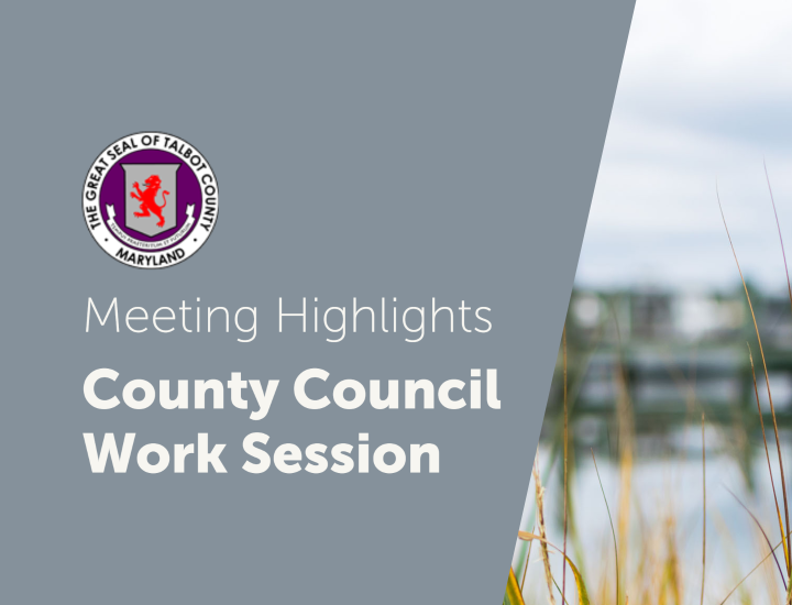 Council Hosts Work Session to Discuss Letters Received From Maryland