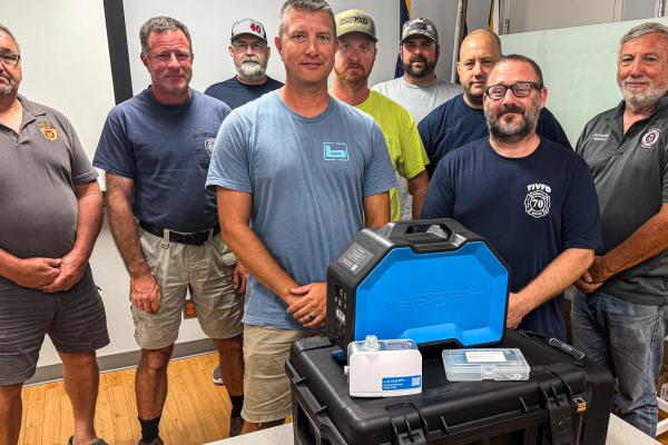 Firefighters Receive New Respirator Fit Testing Tool